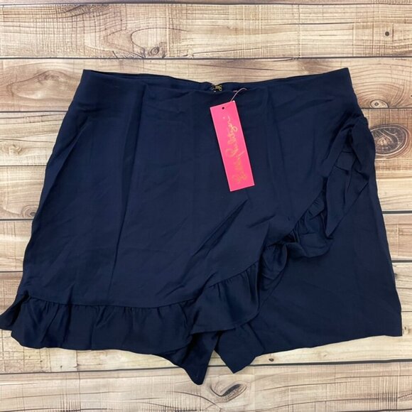 Lilly Pulitzer Pants - Faye Skort Shorts True Navy Blue Lilly Pulitzer